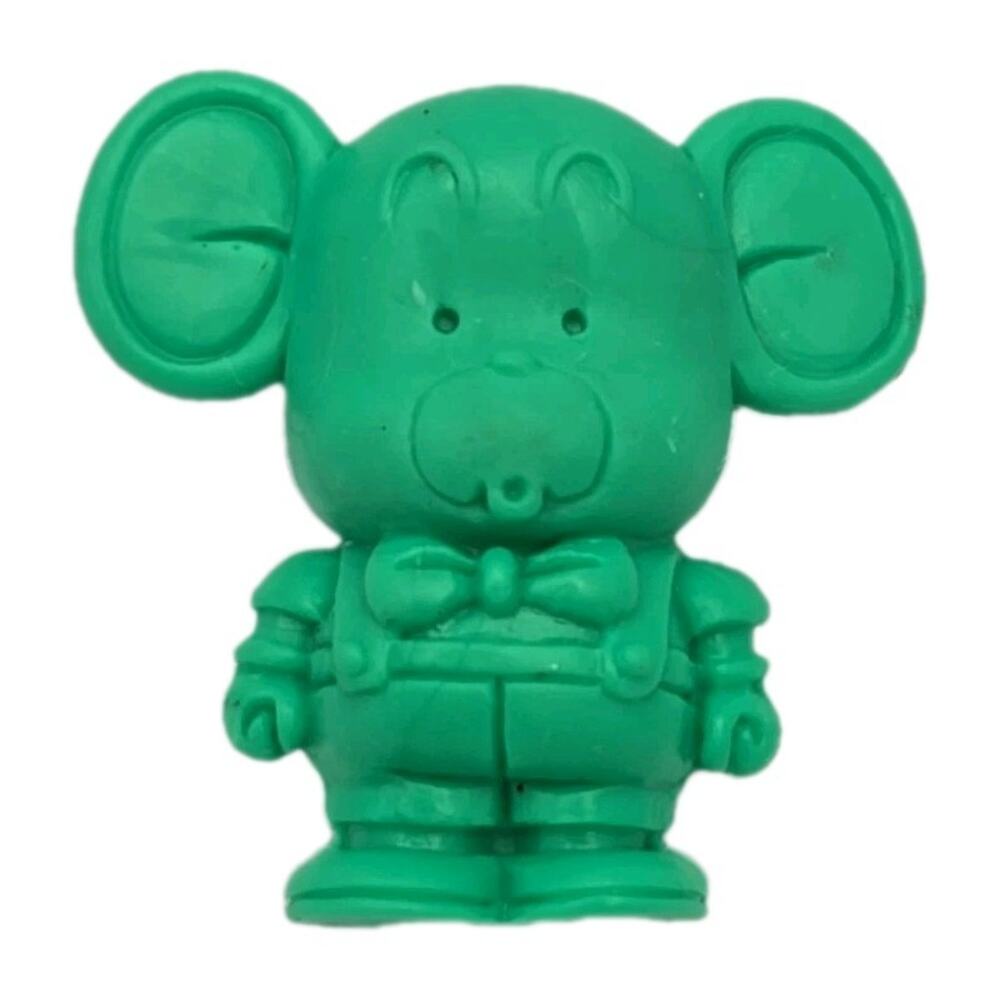 Vintage Dr. Slump Arale Chan Keshi Eraser Figure Rat 48GGreen